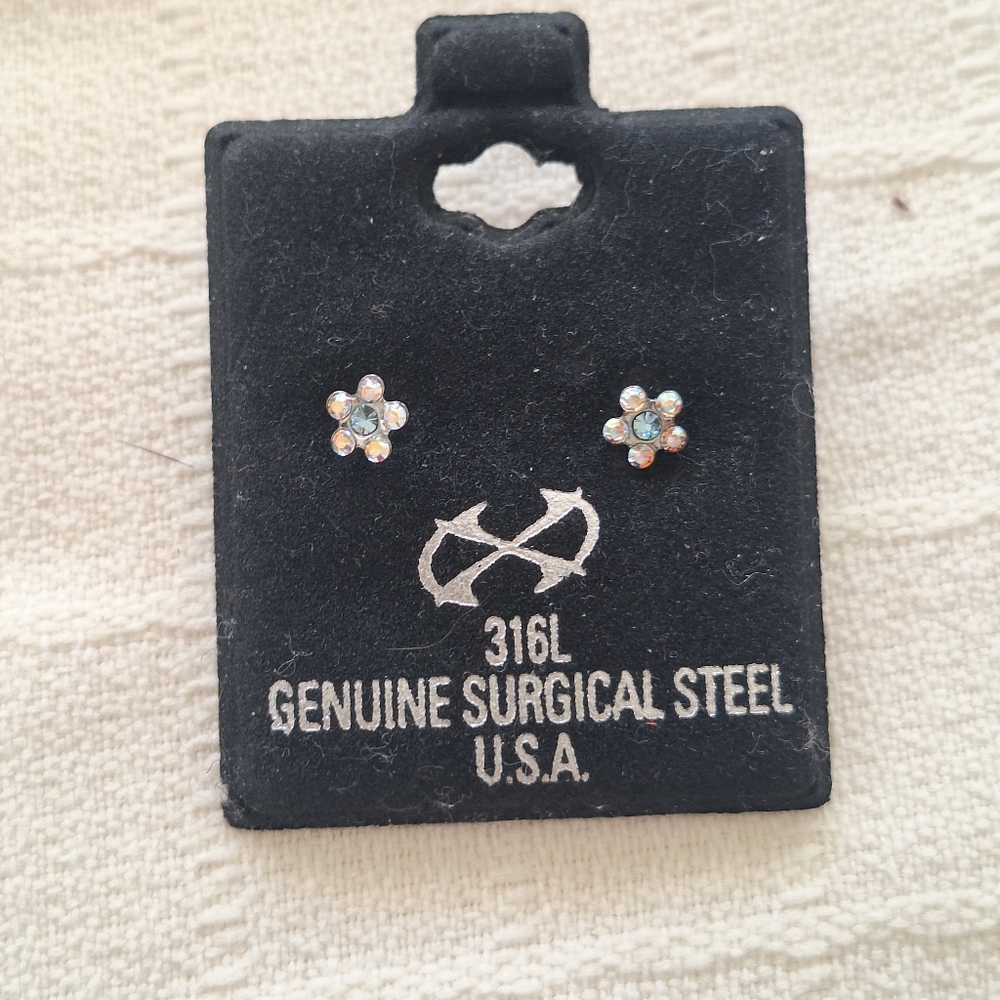 NWT Super cute earrings made of surgical steel
